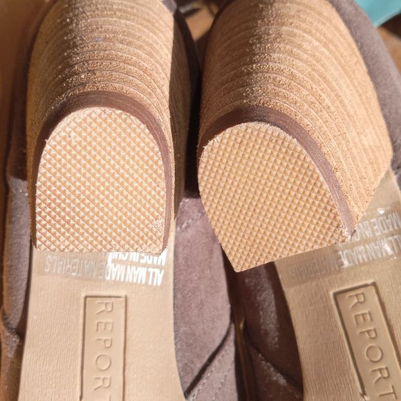 Expresso brown vegan suede booties - Picture 5 of 7